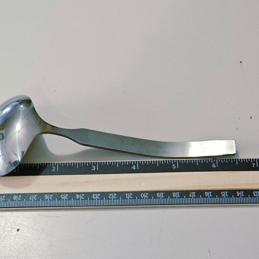 Danika Gravy Ladel Sauce Spoon 6.5" MSI Japan stainless satin handle Celtic knot - Picture 4 of 5